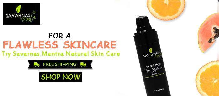 For a flawless skincare, try Savarnas Mantra Natural Skin Care