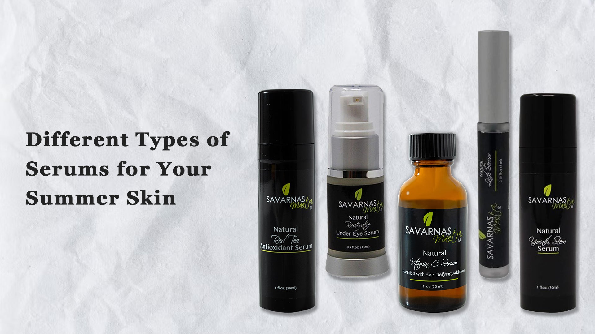 Different Types of Serums for Your Summer Skin