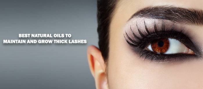 Best Natural Oils to Maintain and Grow Thick Lashes - SavarnasMantra