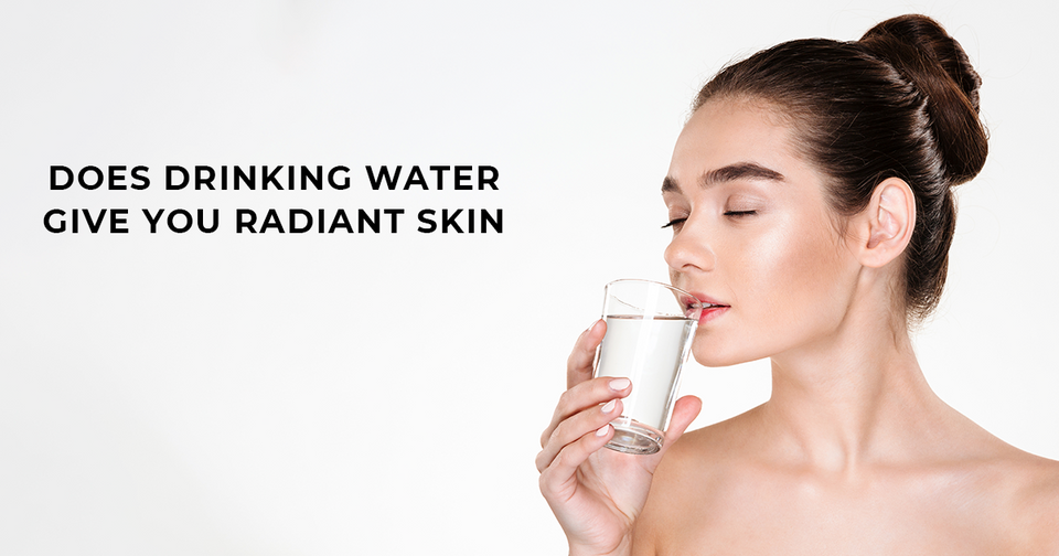 Does drinking water give you radiant skin?
