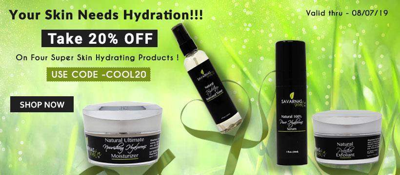 Your skin needs hydration in Summer!!!