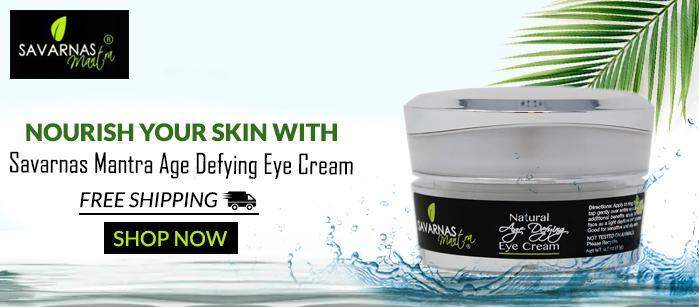 Nourish your skin with Savarnas Mantra® Age Defying Eye Cream - SavarnasMantra