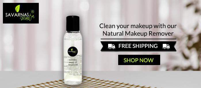How to clean your makeup with our Natural Makeup Remover - SavarnasMantra